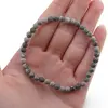 Bratara din Jasp earth mat 4-5mm, pe elastic, 19cm, imagine 3