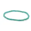 Bratara din Turcoaz verde mat 4mm, pe elastic, 19cm, imagine 2