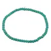 Bratara din Turcoaz verde mat 4mm, pe elastic, 19cm