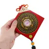 Busola geometrica Feng Shui Luo Pan cu nodul mistic, 47cm, imagine 3