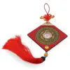 Busola geometrica Feng Shui Luo Pan cu nodul mistic, 47cm