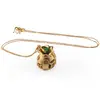 Colier Feng Shui Sacul prosperitatii cu Wu Lou pentru prosperitate
