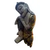 Decoratiune din lemn Buddha dormind, imagine 3
