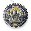 Decoratiune din lemn Schiva sculptat cu accente aurii