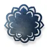 Decoratiune din lemn sculptat cu Ying Yang auriu, imagine 2