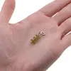 Pandantiv din Peridot discuri fatetate, bumbi si argint 925, 5-6mm, imagine 3
