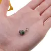 Pandantiv din Rubin in zoisit discuri fatetate si argint 925, 8mm, imagine 3
