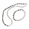 Set colier si bratara Piatra lunii si Labradorit neuniform 7-10mm, Labradorit sfere 3mm si steluta din Hematit auriu