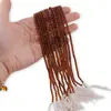 Sirag Granat Hessonit degrade sfere fatetate 4mm, 32-33cm, imagine 3
