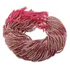 Sirag Rodonit roz sfere fatetate 3,5mm, 31-32cm