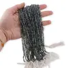 Sirag Turmalina albastra sfere fatetate 3mm, 31-32cm, imagine 3
