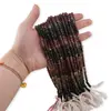 Sirag Turmalina multicolora discuri fatetate 5mm, 36cm, imagine 3