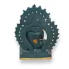 Statueta din bronz Buddha cu mandala, imagine 2
