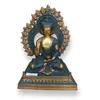Statueta din bronz Buddha cu mandala