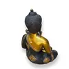Statueta din bronz Buddha in Bhumisparsha Mudra, imagine 2