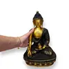 Statueta din bronz Buddha Medicine, imagine 3