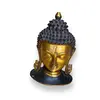 Statueta din bronz Cap Buddha, 20cm