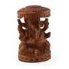 Statueta Feng Shui Ganesha din lemn, 8cm