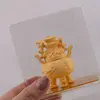 Statueta Feng Shui premium Bolul prosperitatii cu Ru Yi si pepite in cutie de prezentare, imagine 3