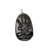 Pandantiv din obsidian Buddha Bodihisattva