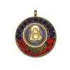 Pandantiv tibetan cu Buddha, lapis lazuli si coral