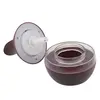 Difuzor Mini USB Humidifer, 300 ml, functie de umidificator, aroma difuzor, LED 7 culori, maro inchis, imagine 2