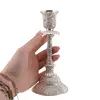 Sfesnic argintiu gravat cu model bizantin, 17cm, imagine 3