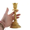 Sfesnic auriu gravat cu model bizantin, 17cm, imagine 3
