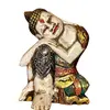 Statueta din lemn budhha in sezut, mic