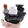 Suport ardere conuri parfumate cascada - backflow, Călugăr Zen langa Vasul din Sticlă, imagine 3