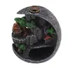 Suport ardere conuri parfumate cascada - backflow, Fantana cu stanci in forma de semiluna, imagine 2