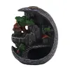 Suport ardere conuri parfumate cascada - backflow, Fantana cu stanci in forma de semiluna