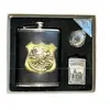 Set sticla whisky, bricheta si palnie