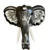 Statueta din lemn Elefant, gri