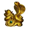 Statueta sarpe incolacit pe pepite