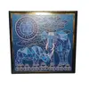 Placa feng shui din lemn Elefant si Rinocer