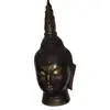 Statueta Capul lui buddha din bronz, mica