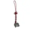 Amulete feng shui delfin din jad cu sfere de cuart roz