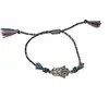 Bratara pe snur multicolor, model hamsa