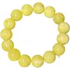 Bratara pe elastic cu margele galbene 12mm