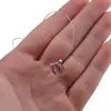 Colier cu fir transparent si brioleta fatetata din Ametist lavanda, argint 925, imagine 6