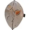 Inel reglabil Agat natural oval, metal argintiu si sarma