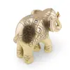 Statueta Feng Shui Elefant auriu, simbol al norocului, intelepciunii, protectiei si longevitatii, imagine 4