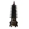 Statueta pagoda cu 9 nivele, cupru