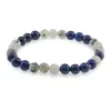 Bratara Jasp kiwi si Lapis Lazuli sfere, 6mm, imagine 2