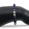Bratara Jasp kiwi si Lapis Lazuli sfere, 6mm, imagine 3