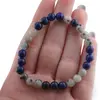 Bratara Jasp kiwi si Lapis Lazuli sfere, 6mm, imagine 4