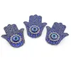 Magnet Hamsa albastra si Ochi protector, 5cm, imagine 2