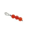 Pandantiv Agat rosu sfere, 6mm