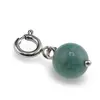 Pandantiv / Breloc cu Amazonit Rusia sfera, 10mm